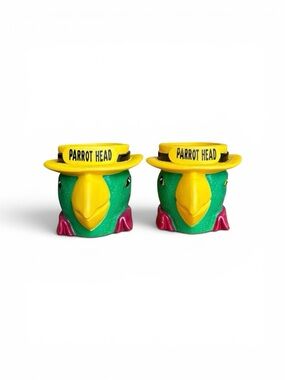 Vintage Jimmy Buffett Margaritaville Parrot Head Figural Can Coozie Soft Plastic